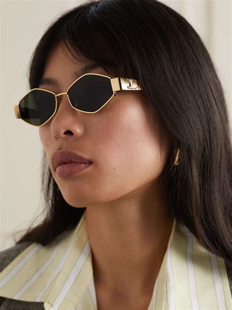 celine eyewear gold|Celine eyewear optical.